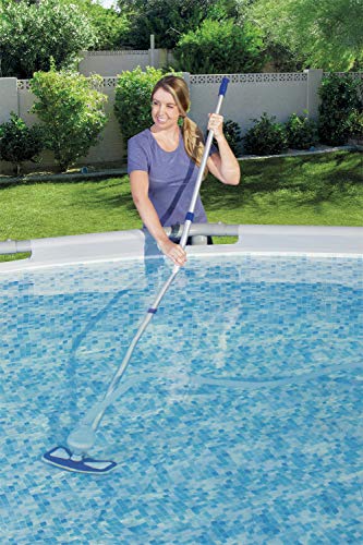 Bestway Flowclear AquaClean Pool Cleaning Kit, Poolsauger Zum Betrieb mit einem Filterpumpensystem Limpieza para Piscina con Sistema de Bomba de Filtro, 279,4 x 26,5 x 2,5 cm