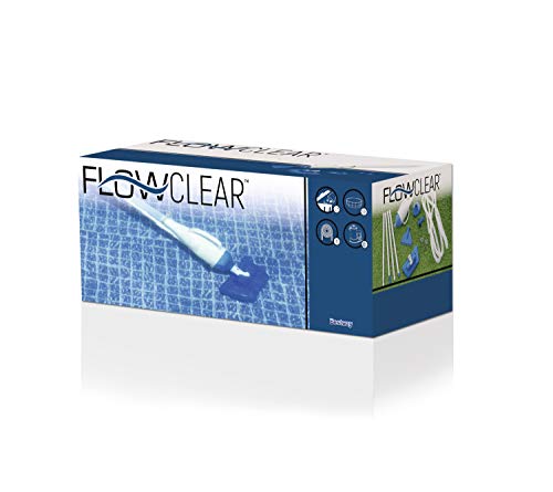 Bestway Flowclear AquaCrawl - Aspirador con bomba para piscinas de hasta 457 cm, multicolor