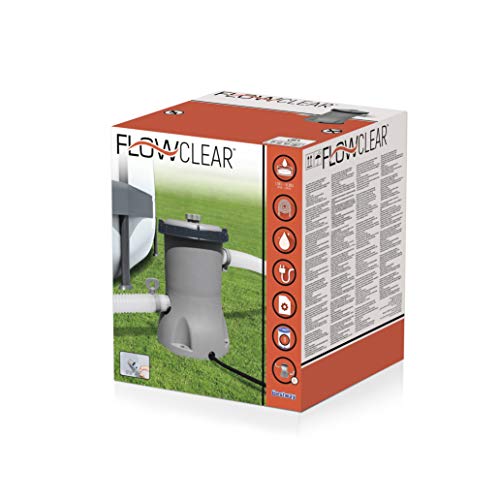 Bestway Flowclear Bombas de Piscina, Gris