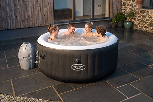 Bestway Lay- Z-Spa Miami 54123 - Spa Hinchable para 2-4 Personas