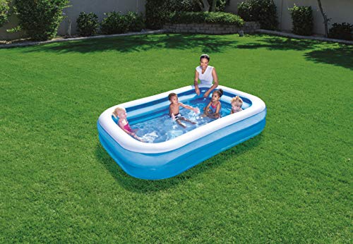 Bestway - Piscina Hinchable, Infantil, Azul , 262 x 175 x 51 cm