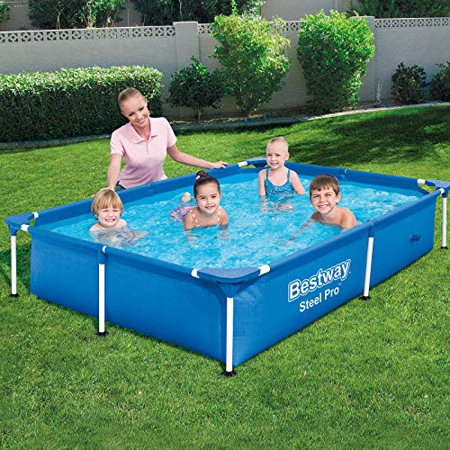 Bestway Splash Jr.Piscina Desmontable Tubular Infantil, 221 x 150 x 43 cm