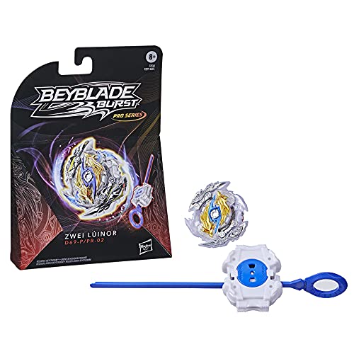 Beyblade Burst Pro Series, Starter Pack de peonía de competición Zwei Luinor y Lanzador