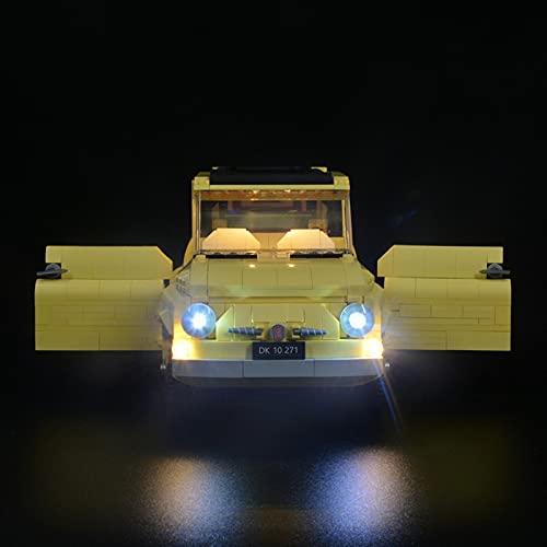 BIANGEY Kit de iluminación LED - Compatible con Lego 10271 Bloques de construcción Modelo, no Incluye el Conjunto de Lego