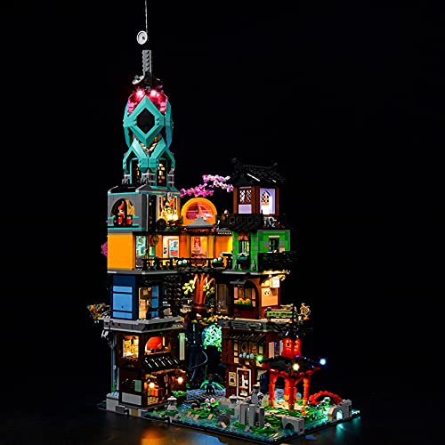 BIANGEY Kit de iluminación LED - Compatible con Lego 71741 Bloques de construcción del Modelo no Incluye el Conjunto de Lego