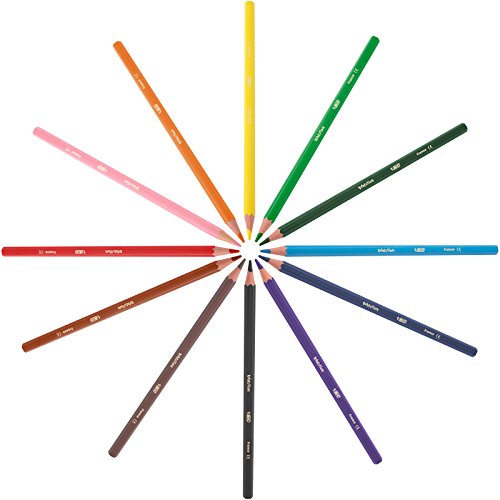 BIC Kids Set Para Colorear, 12 Rotuladores, 12 Lápices de Colores, 12 Ceras, Colores Surtidos, Paquete de 36 Unidades