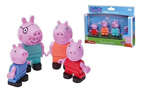 Big 800057113 Juego de Figuras Bloxx Peppa Pig Family