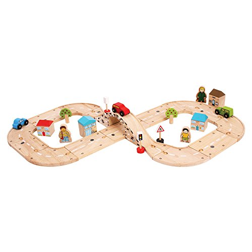 Bigjigs Rail Juego de ferrocarril en Forma de Ocho