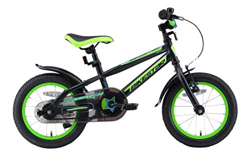 BIKESTAR Bicicleta Infantil para niños y niñas a Partir de 3 años | Bici de montaña 12 Pulgadas con Frenos | 12" Edición Mountainbike Negro