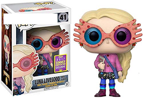 BINGFENGBINGFENG Funko Pop Luna Lovegood Anime Figura de acción Modelo-coleccionables-decoración del hogar-decoración del Coche-Regalo tamaño 10cm