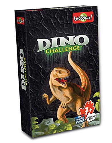 Bioviva Juego de Cartas Dino Challenge, Color Verde (Asmodee DIN01) + Juego de Cartas Dino Challenge, Color Negro (Asmodee DIN03)