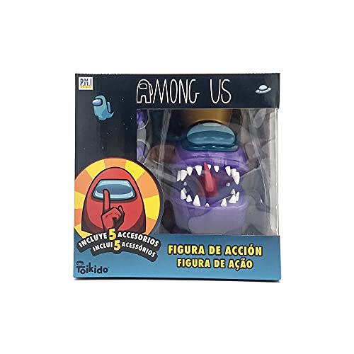 Bizak Among Us - Mega Figura Pack 1 en Caja Morado (64116500)