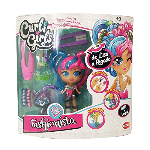 Bizak Curligirls Muñeca Pack Deluxe Fashionista, Milli + Vogue (62002086)