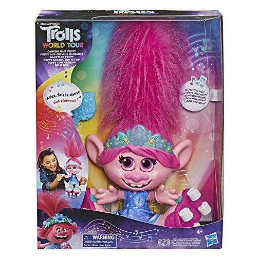 Bizak-MUÑECA Trolls Poppy Melena con Ritmo. Baila Y PANTINA con Ella. (Hasbro E94595F1)