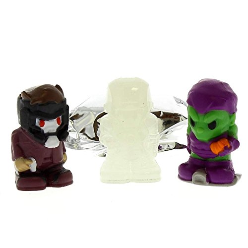 Bizak- Ooshies Marvel pack de 4 figuras, Miscelanea (63245926) , color/modelo surtido