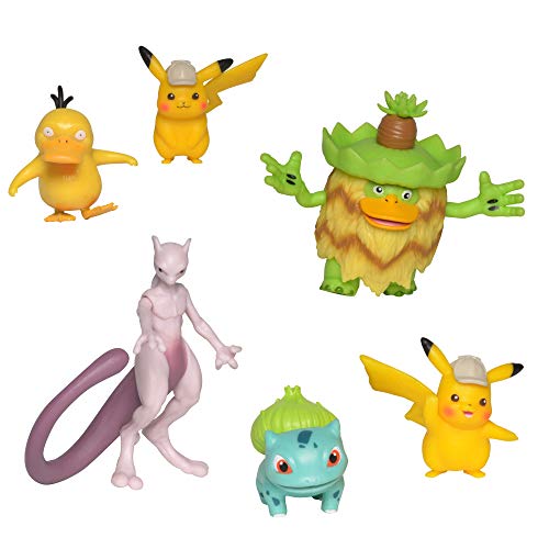 Bizak Pokemon Pack de 6 Figuras Detective Pikachu (63227602)