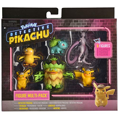 Bizak Pokemon Pack de 6 Figuras Detective Pikachu (63227602)