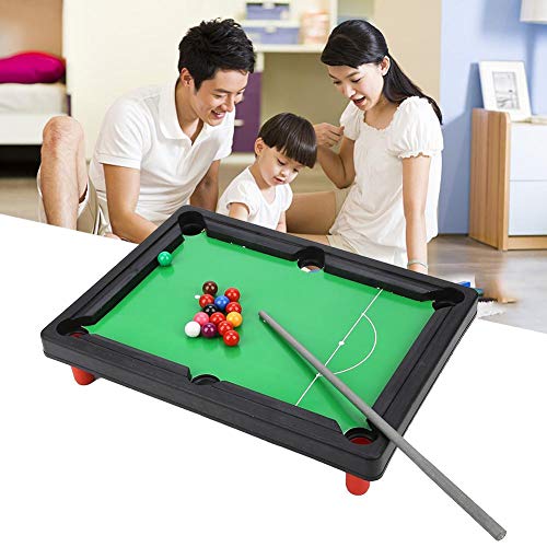 Bnineteenteam Mini Juego de Mesa de Billar, Mesa de Billar Miniatura de sobremesa de sobremesa para niños, niñas, Familia