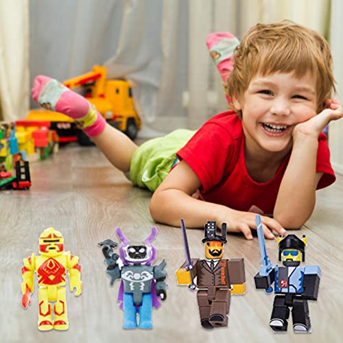 BNNEW Colección de acción de Ro.blox - 12 Piezas/Juego de Figuras de acción de Ro.blox de 3"Legends of Ro.blox Paquete de Seis Figuras, Ideal para niños, niños, cumpleaños, Navidad, Regalo Divertido