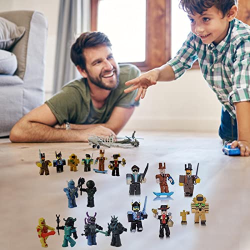 BNNEW Colección de acción de Ro.blox - 12 Piezas/Juego de Figuras de acción de Ro.blox de 3"Legends of Ro.blox Paquete de Seis Figuras, Ideal para niños, niños, cumpleaños, Navidad, Regalo Divertido