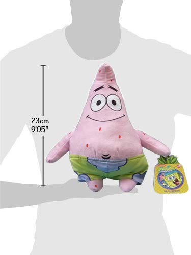 Bob Esponja - Pack 3 Peluches Bob (18cm) + Patricio (22cm) + Gary (13cm) - Calidad Soft