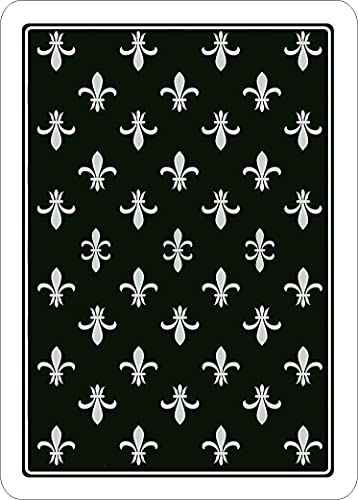 Bol Sans Playing Cards 3320 - Juego de cartas de póquer (2 barajas, 100% plástico y resistente al agua, índice jumbo de 0,3 mm de grosor), color negro y rojo