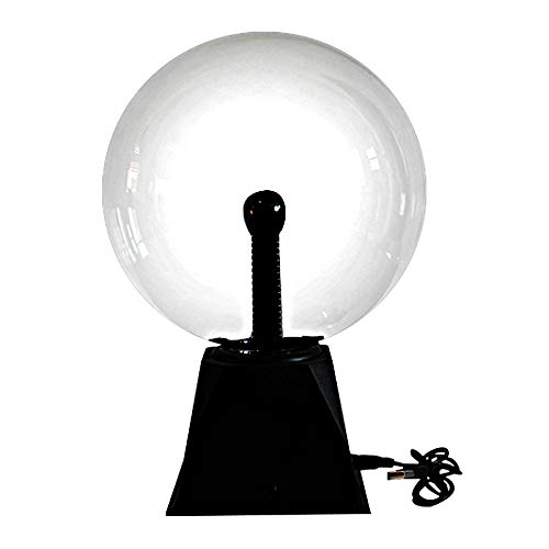 Bola de plasma, Kasachoy, 20,32 cm, bola de plasma con sensibilidad al tacto y al sonido, bola electrostática intermitente, novedosa juguete regalos para decoración, fiesta, niños, festivales