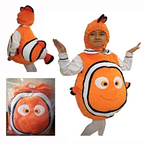 Bonito disfraz de Nemo de pez payaso de Navidad de Pixar, película animada Buscando a Nemo, disfraz de Cosplay de Halloween para fiesta de bebés y niños