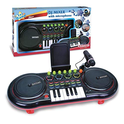 Bontempi-15 4900 Organo ELECTRONICO DJ Mixer CONEXIÓN MP3 con Efectos SONOROS 55X47X31 CM, Multicolor (181000)