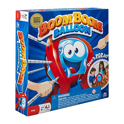 BOOM BOOM BALLOON - Juego de Reflejos, 2 o más Jugadores (Spinmaster Toys 6021932) [Importado de Inglaterra]