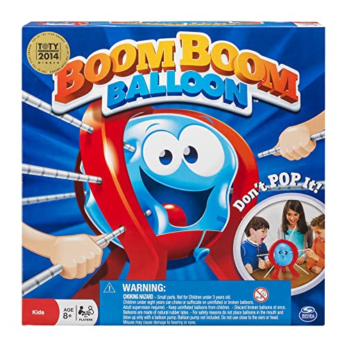 BOOM BOOM BALLOON - Juego de Reflejos, 2 o más Jugadores (Spinmaster Toys 6021932) [Importado de Inglaterra]