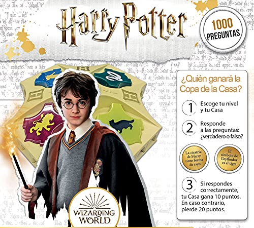 Borras 19189 Harry Potter Quiz. Juego Interactivo de Preguntas para auténticos Potterheads. +8 años