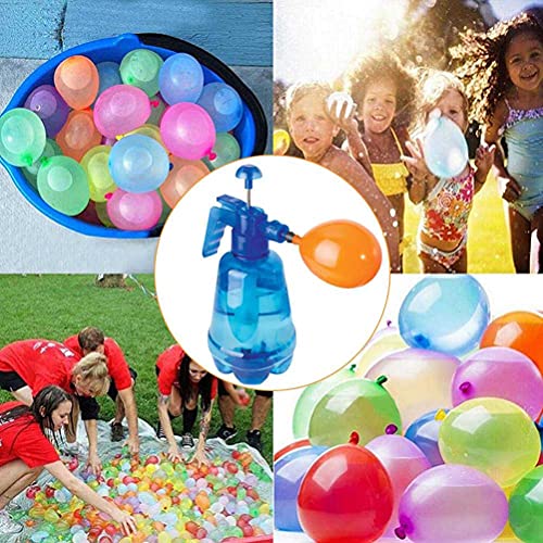 Botella con Hinchador Y 100 Globos Agua juegos y diversion para niños en verano