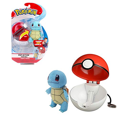 Boti - 95112 - Squirtle Peluche 10cm + Balón Original WCT Pop Action Ball