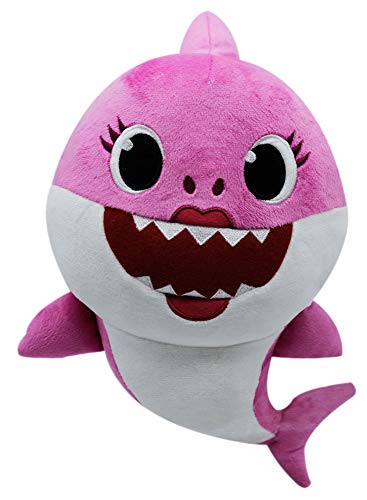 Boti- Peluche de tiburón Baby Shark Sonido, Aprox. 30 x 16 x 22 cm, de poliéster Suave, Funciona con Pilas (36471)