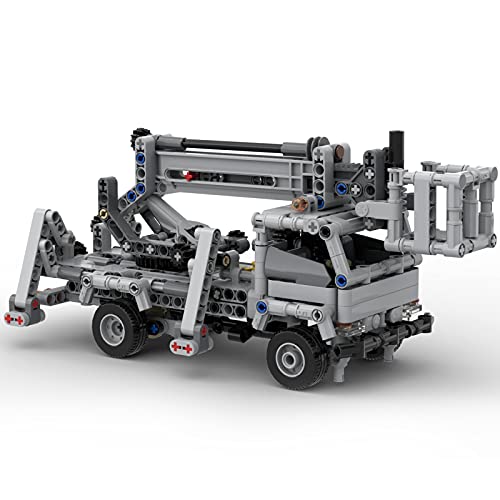 BRAGO MOC-51575 - Juego de construcción de vehículos de construcción, compatible con Lego – 467 piezas (Autorizado y diseñado por Paave)