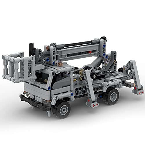 BRAGO MOC-51575 - Juego de construcción de vehículos de construcción, compatible con Lego – 467 piezas (Autorizado y diseñado por Paave)