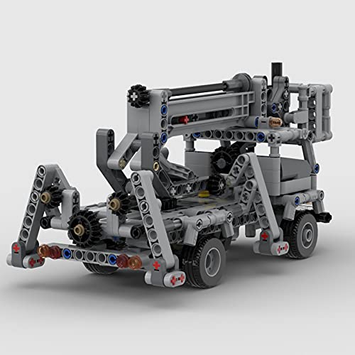 BRAGO MOC-51575 - Juego de construcción de vehículos de construcción, compatible con Lego – 467 piezas (Autorizado y diseñado por Paave)