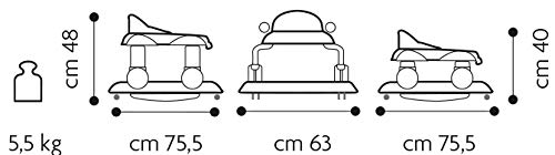 Brevi Giocagiro 3 in 1, Rosa