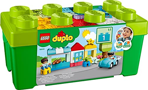 BRICKCOMPLETE Lego Duplo 10913 - Juego de 2 cajas de piedra y 2304, color verde