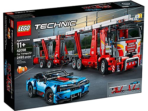 BRICKCOMPLETE Lego Technic 42098 - Juego de 2 transportadores de coche y 42093 Chevrolet Corvette ZR1