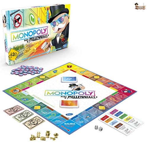 BricoLoco. Juego de mesa familiar. Monopoly milenials en español.