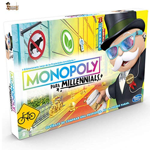 BricoLoco. Juego de mesa familiar. Monopoly milenials en español.