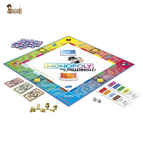 BricoLoco. Juego de mesa familiar. Monopoly milenials en español.