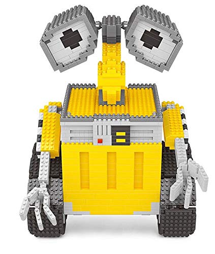 Brigamo Figura de robot de basura, 1701 bloques de construcción, bloques Nano Blocks