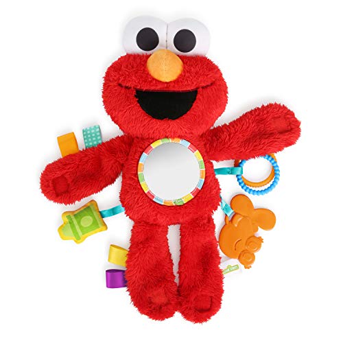 Bright Starts, Barrio Sésamo Juguete peluche colgante Elmo, 0+ meses