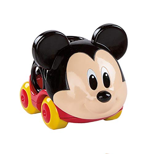 Bright Starts, Disney Baby Pack 2 Vehículos Mickey y Minnie, Colección Oball Go Grippers