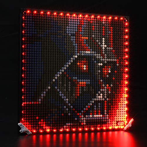 BRIKSMAX Kit de iluminación LED Lego Art Star Wars The sith - Compatible con Lego 31200 Building Blocks Model- No incluir el Conjunto de Lego