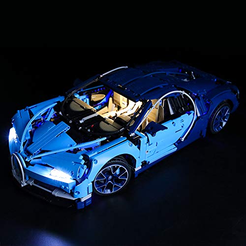 BRIKSMAX Kit de iluminación LED Lego Technic Bugatti Chiron - Compatible con Lego 42083 Building Blocks Model- No incluir el Conjunto de Lego