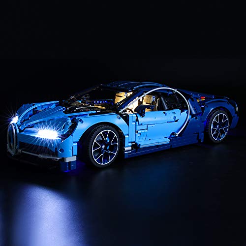 BRIKSMAX Kit de iluminación LED Lego Technic Bugatti Chiron - Compatible con Lego 42083 Building Blocks Model- No incluir el Conjunto de Lego